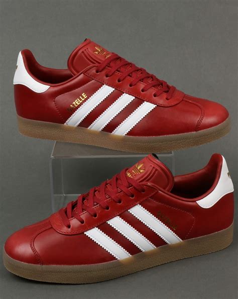 adidas originals gazelle trainers red.